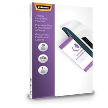 Fellowes Thermal Laminating Pouches, Legal Size, 3 Mil, 50/Pack (52226)