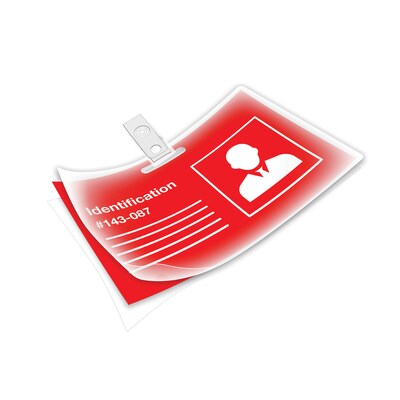 Fellowes Thermal Laminating Pouches, ID Tag, 5 Mil, 100/Pack (52016)