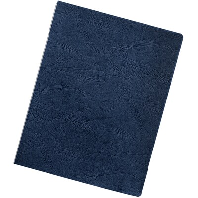 Fellows Binding Covers, 11-1/4" x 8-3/4", Classic Navy, 200/Pack (52136)