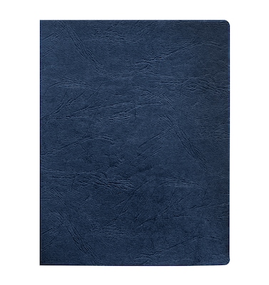 Fellows Binding Covers, 11-1/4" x 8-3/4", Classic Navy, 200/Pack (52136)