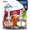 Glade Plugins Scented Oil, Apple Cinnamon, 2/Pack (315104)