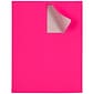 JAM Paper Shipping Labels, 3 1/3" x 4", Neon Pink, 6 Labels/Sheet, 20 Sheets/Pack (354328046)