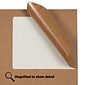 JAM Paper Shipping Labels, 3 1/3" x 4", Brown Kraft, 6 Labels/Sheet, 20 Sheets/Pack, 120 Labels/Box (4513702)