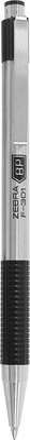 Zebra F-301 Retractable Ballpoint Pen, Fine Point, 0.7mm, Assorted Ink, 4 Pack (27174)