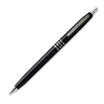 AbilityOne SkilCraft U.S. Government Retractable Ballpoint Pen, Medium Point, 1.0mm, Black Ink, 12/Pack (NSN9357136)