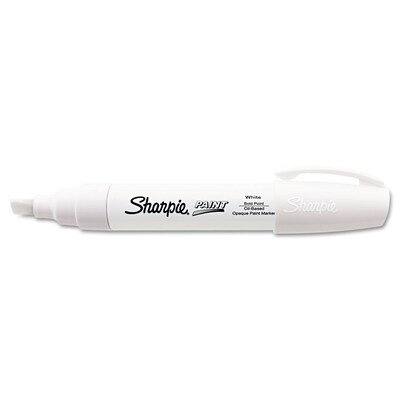 Sharpie Oil-Based Paint Marker, Bold Tip, White (35568)