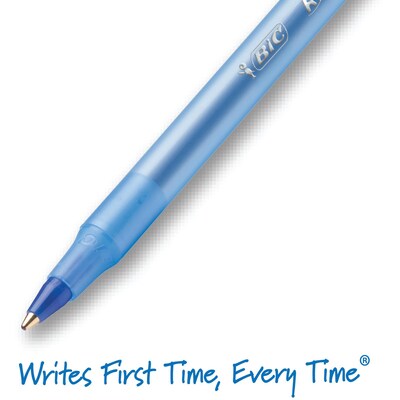BIC Round Stic Xtra-Life Ballpoint Pen, Medium Point, 1.0mm, Blue Ink, 60/Pack (GSM609BE)