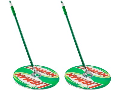 Libman Gym Standard Microfiber Wet Mop Frame, Multicolor, 2/Pack (1034002)