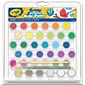 Crayola Washable Kids Paint Tray with 2 Brushes & Case, 42 Assorted Colors (BIN540157)