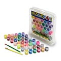 Crayola Washable Kids Paint Tray with 2 Brushes & Case, 42 Assorted Colors (BIN540157)