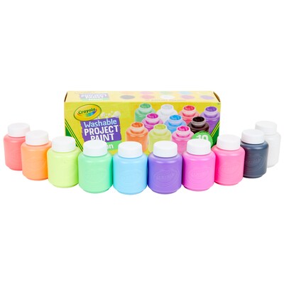 Crayola Neon Paint Set, 2oz., 10 Per Set, 3 Sets (BIN542390-3)