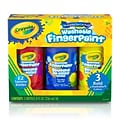 Crayola Washable Fingerpaint, Bold Colors, 8 oz., 3 Per Pack, 2 Packs (BIN551310-2)