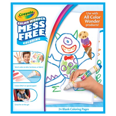 Crayola Color Wonder Mess Free Paintbrush Pens & Paper, 2 Sets (BIN752023-2)