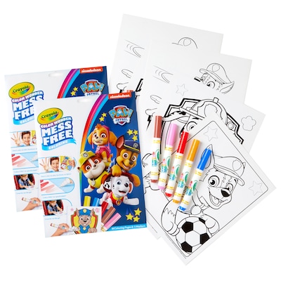 Crayola Color Wonder Mess Free Coloring Pad & Markers, Paw Patrol, 2 Sets (BIN757007-2)