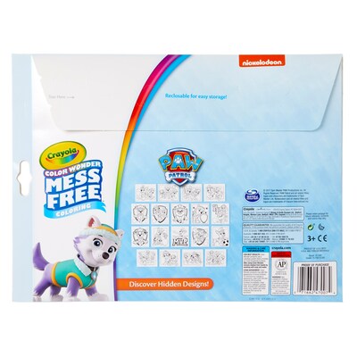 Crayola Color Wonder Mess Free Coloring Pad & Markers, Paw Patrol, 2 Sets (BIN757007-2)