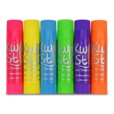 Kwik Stix Solid Tempera Paint Stick, 24 Assorted Colors (TPG604)