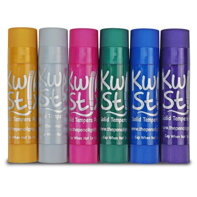 Kwik Stix Solid Tempera Paint Stick, 24 Assorted Colors (TPG604)