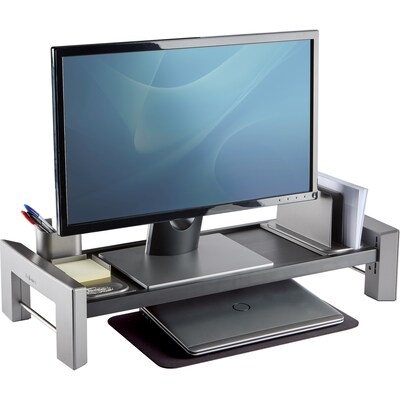 Fellowes Professional Series Monitor Stand, Up to 32, Black/Silver (8037401)