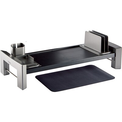 Fellowes Professional Series Monitor Stand, Up to 32", Black/Silver (8037401)