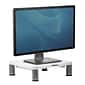 Fellowes Standard Adjustable Monitor Riser, Up to 32", Platinum (91712)