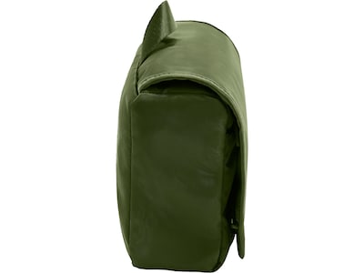 Poppin Travel Happy Nylon Hanging Toiletry Bag, Olive, 7" (107520)