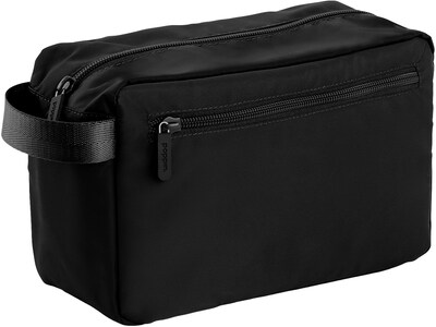 Poppin Travel Happy Nylon Dopp Kit, Black, 6 (107513)