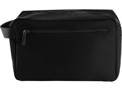 Poppin Travel Happy Nylon Dopp Kit, Black, 6" (107513)