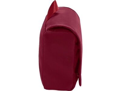 Poppin Travel Happy Nylon Hanging Toiletry Bag, Wine, 7" (107521)