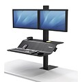 Fellowes Lotus Adjustable Monitor Stand, Black (8082001)