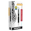 Zebra Sarasa Dry X10 Gel Retractable Pens, Medium Point, Black Ink, Dozen (42610)