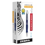 Zebra Sarasa Dry X10 Gel Retractable Pens, Medium Point, Blue Ink, Dozen (42620)