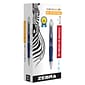 Zebra Sarasa Dry X10 Retractable Gel Pen, Medium Point, 0.7mm, Blue Ink, 12/Pack (42620)