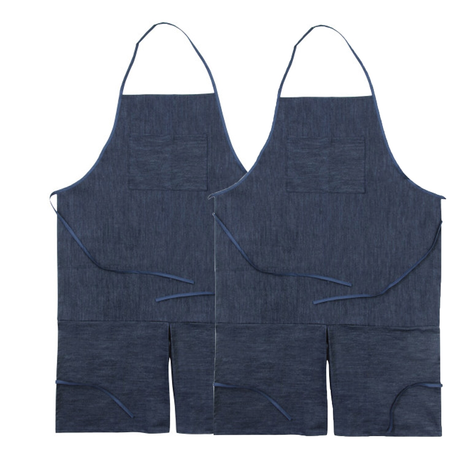 Creativity Street Heavy Duty Denim Art Apron, Dark Blue, 2/Bundle (PACAC5243-2)