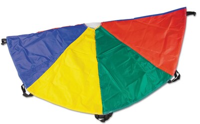 Champion Sports 6 Parachute w/ 8 Handles, Multicolored (NP6)