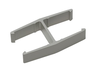 HON Verse Aluminum Panel-to-Panel 180-Degree Connector, Light Gray, 2/Pack (BSXQC180GY)
