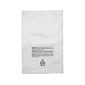6" x 9" Suffocation Warning Layflat Poly Bags, 2 Mil, Clear, 1000/Carton (16100)