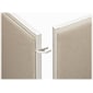 HON Verse Aluminum Panel-to-Panel 90-Degree Connector, Light Gray, 2/Pack (BSXQC90GY)