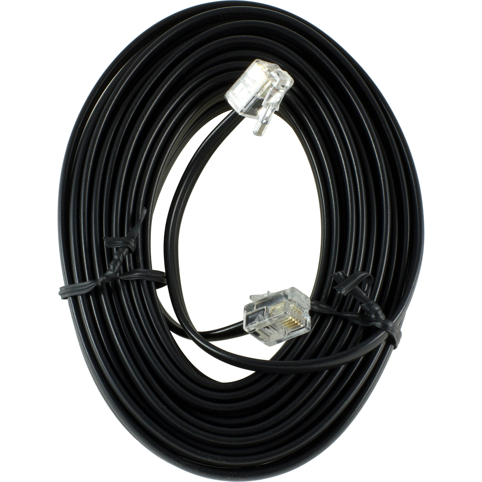 Power Gear 76580 25 Telephone Line Cord, Black