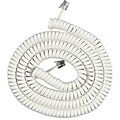 Power Gear 76122 25 Coiled Telephone Line Cord, White