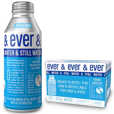 Ever & Ever Reverse Osmosis Still Water, 16 Oz., 12/Carton (800000)