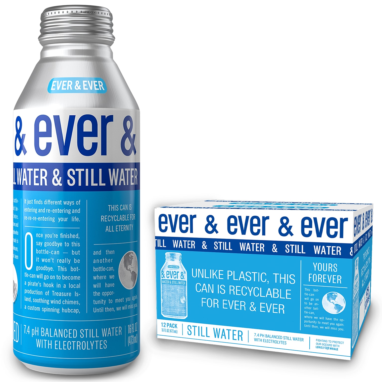 Ever & Ever Reverse Osmosis Still Water, 16 Oz., 12/Carton (800000)