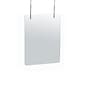 Azar Hanging Sneeze Guard, 40"H x 30"W, Clear Acrylic, 2/Pack (179906)