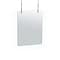 Azar Hanging Sneeze Guard, 40H x 30W, Clear Acrylic, 2/Pack (179906)