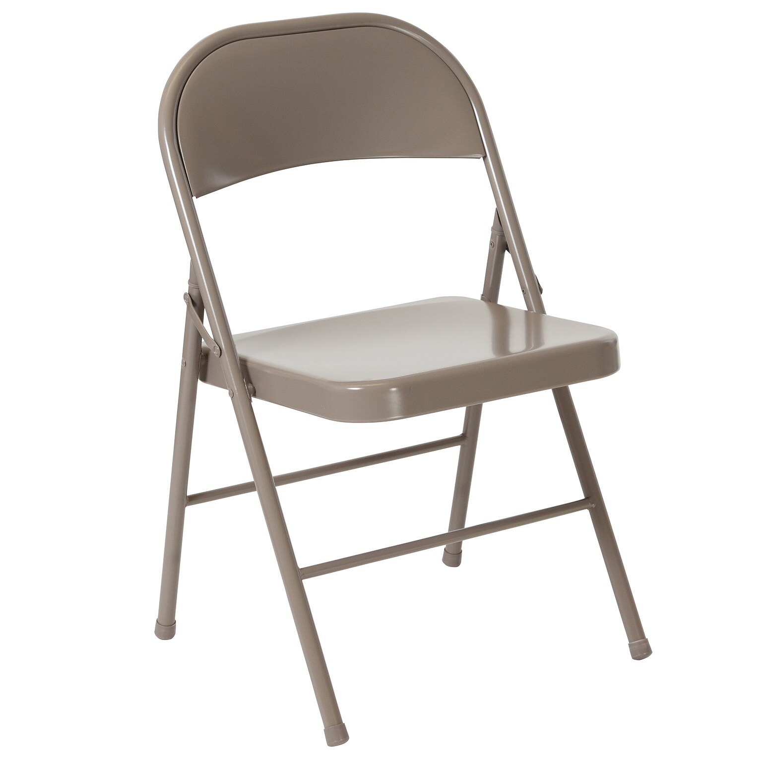 Flash Furniture HERCULES Series Metal Folding Chair, Gray (BDF002GY)