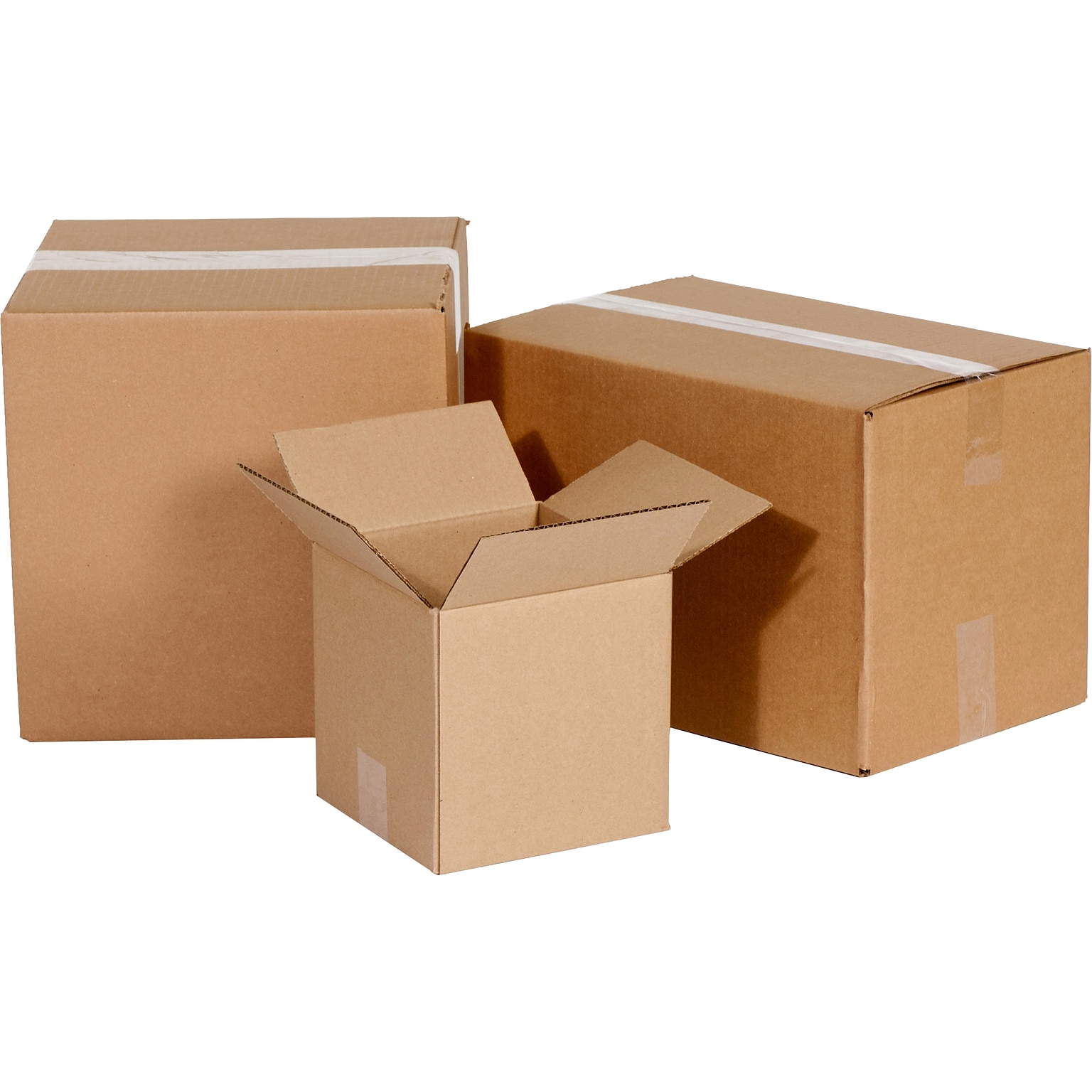 5 x 5 x 3 Shipping Box, 32 ECT, Kraft, 25/Bundle (BS050503)