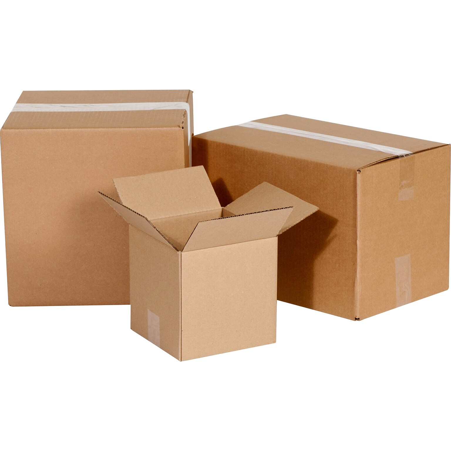 7 x 7 x 3 Shipping Box, 32 ECT, Kraft, 25/Bundle (BS070703)