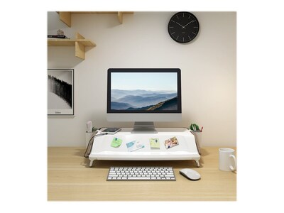 Flexispot MonitorStand Workstation, 17"-30" Monitor, Light Tan (S6T)