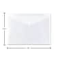 JAM Paper Poly Envelope with Snap Closure, Letter Size, Clear, 12/Pack (218S0CLG)