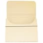 JAM Paper Thick Portfolio File Carrying Case with Elastic, 10 x 1 1/4 x 13 1/4, Natural Kraft, Sold Individually (154528517)
