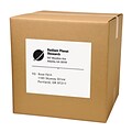 Avery Copier Shipping Labels, 8-1/2 x 11, White, 1 Label/Sheet, 100 Sheets/Box (5353)